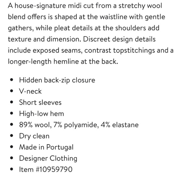 NWOT Victory Beckham gathered v neck midi dress size 2 parakeet green - Picture 6 of 15